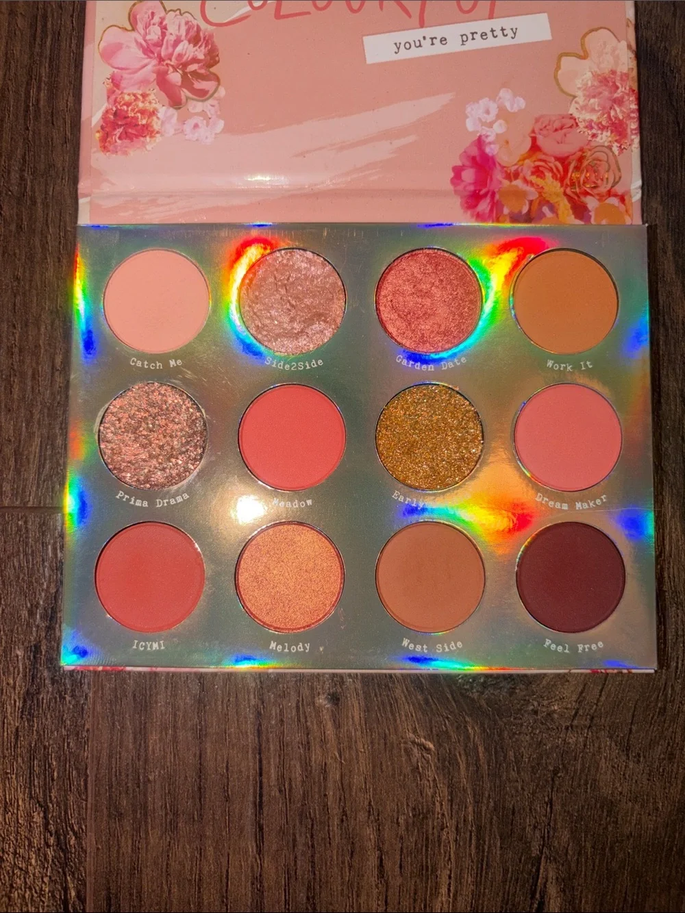 Colourpop palette featuring